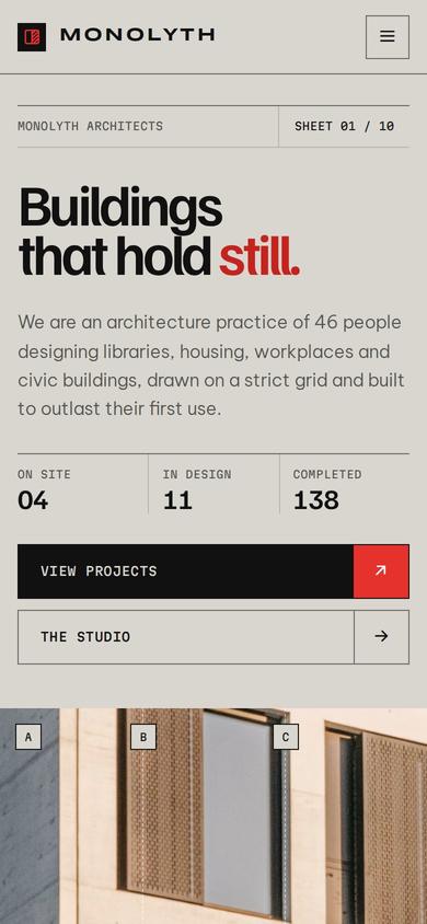 Monolyth on mobile